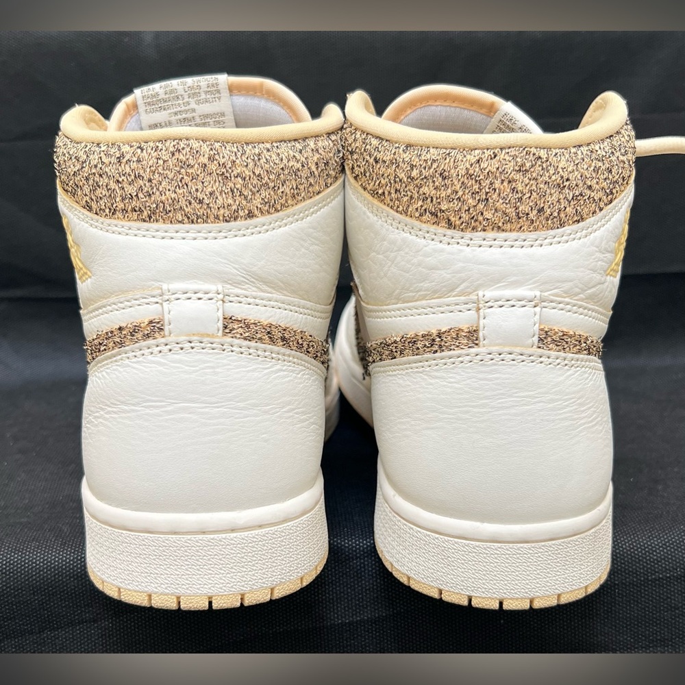 Jordan 1 Retro High OG Men's Sail Craft Vibrations Of Naija Sneakers FD8631-100 - Picture 4 of 8